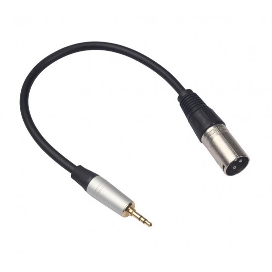 Mono Audio Cable XLR To 3.5mm TRS Plug